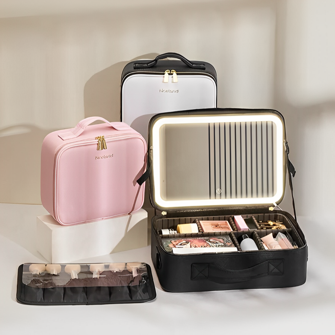 Bolsa de Maquillaje LED Inteligente