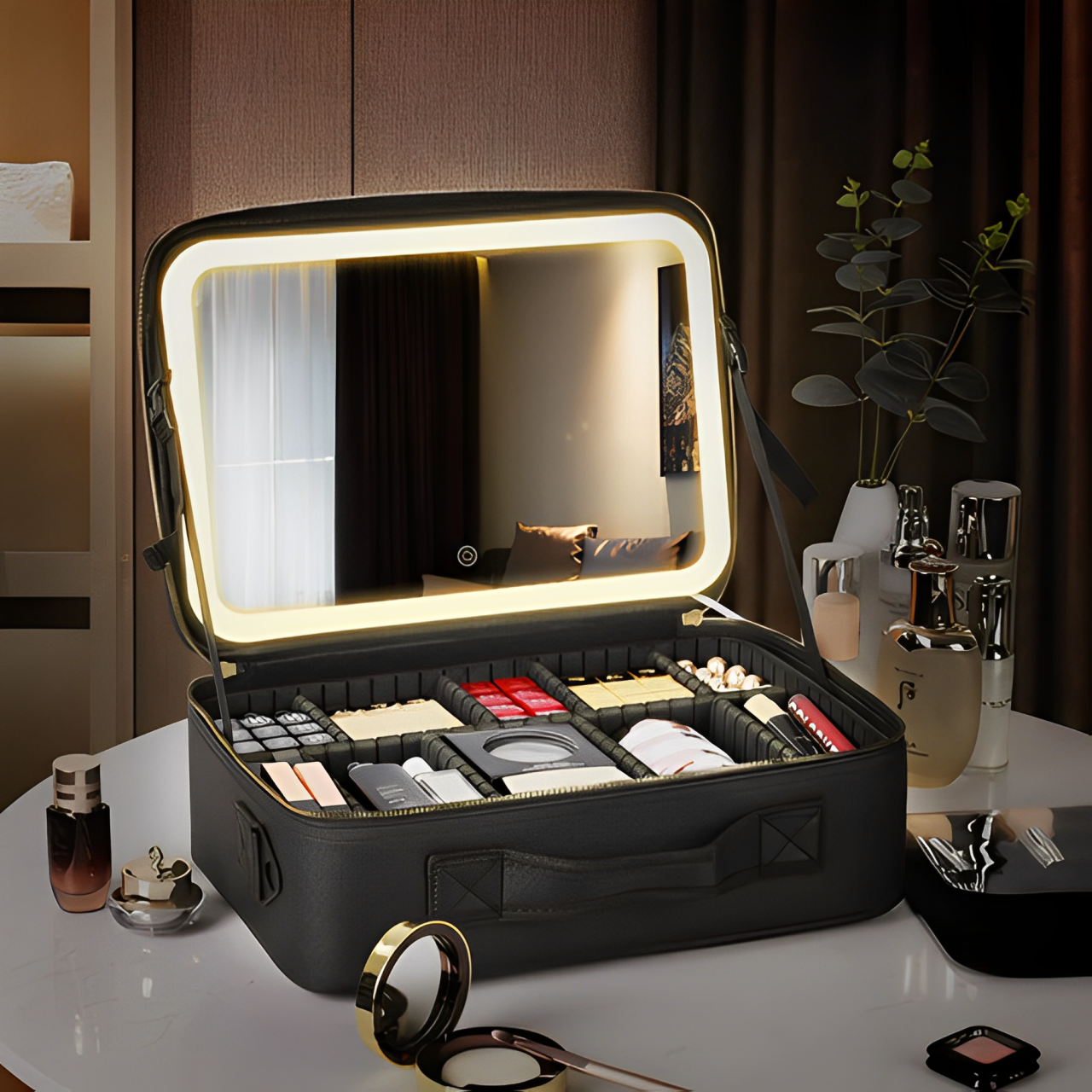 Bolsa de Maquillaje LED Inteligente