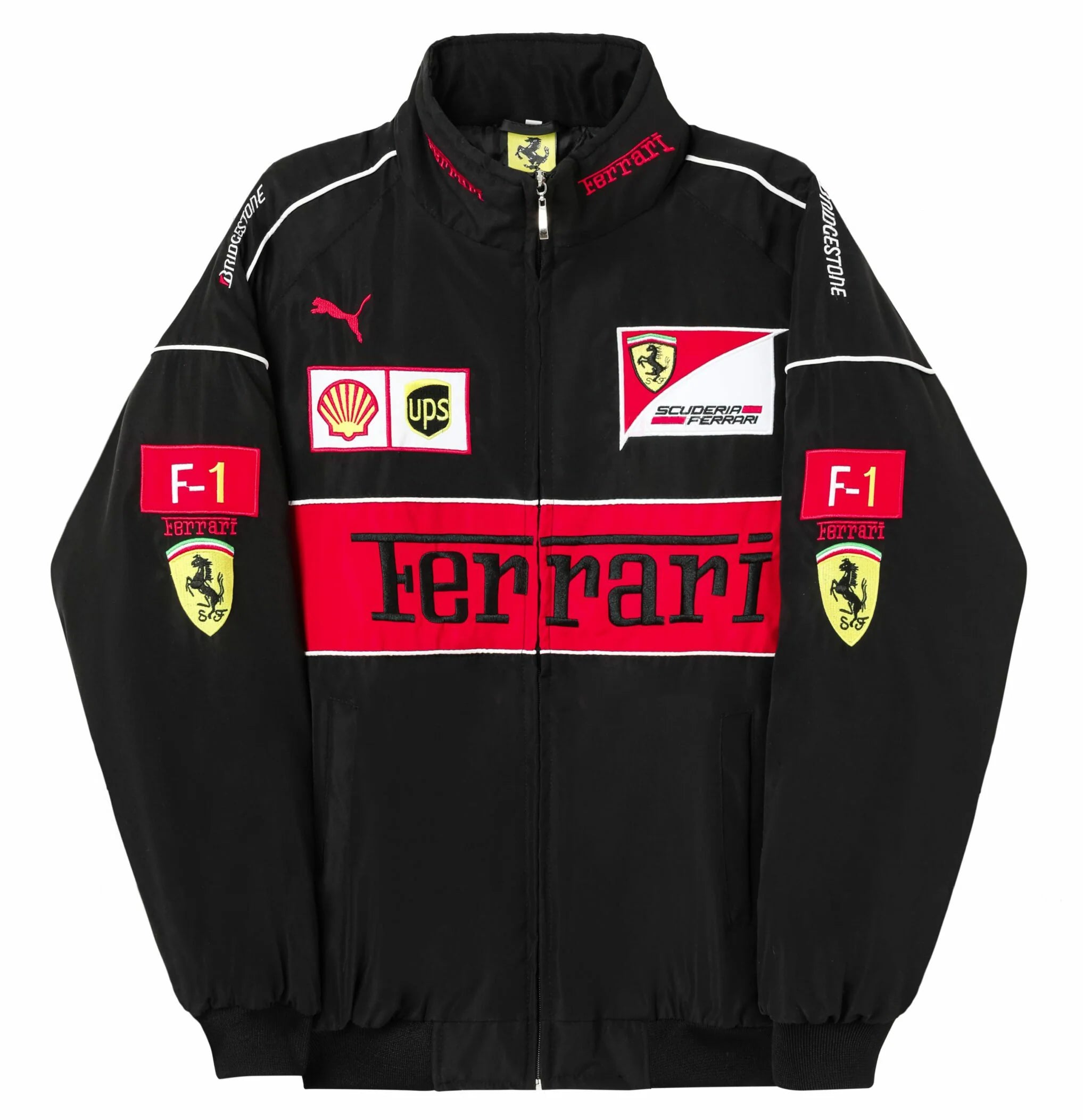 Jacket FERRARI Red size L International in Synthetic - 40049283